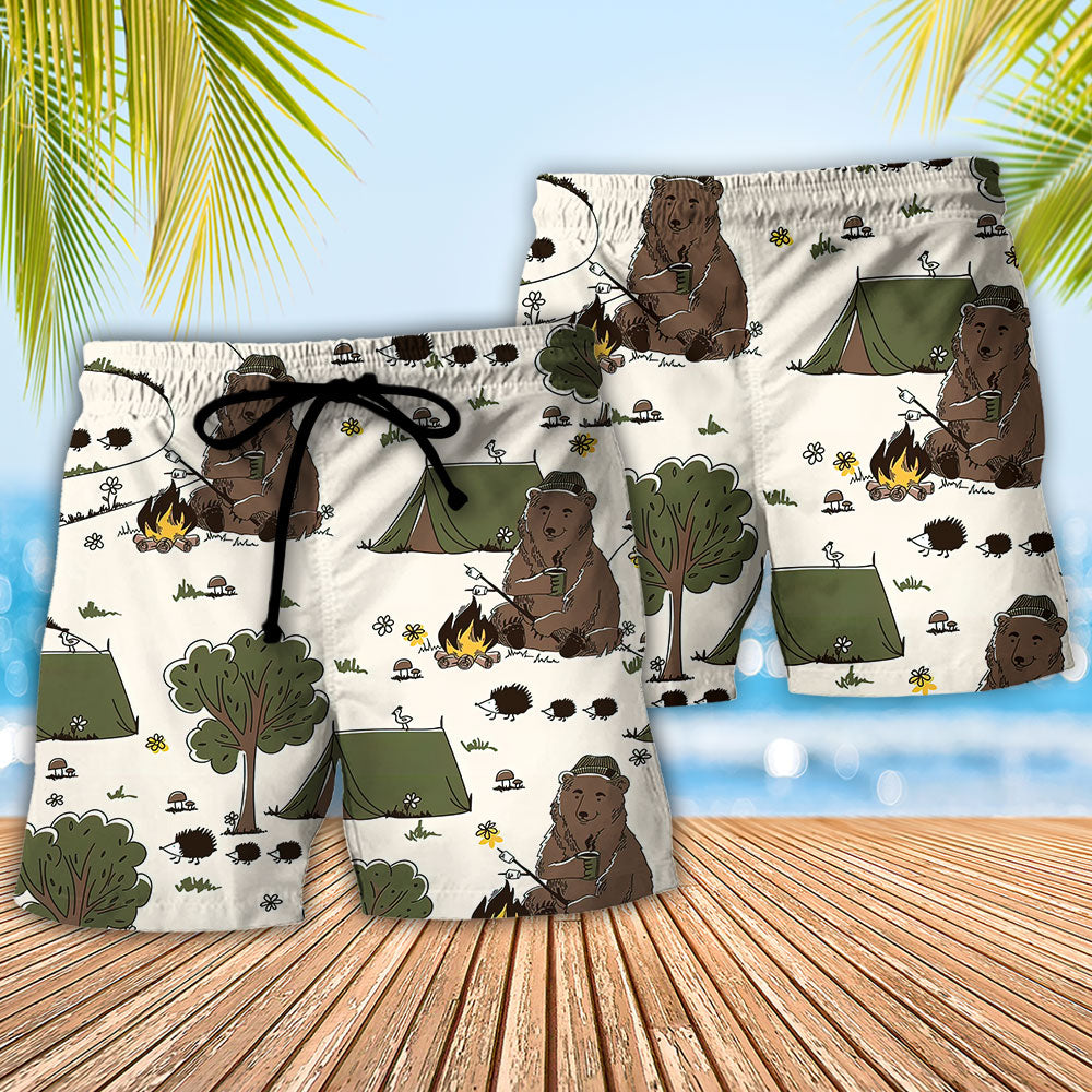 Camping Welcome To Our Campsite Outdoor Vibe – Beach Short