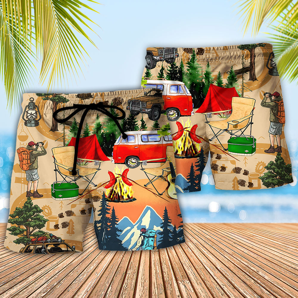 Camping It’s All Fun And Games – Beach Short
