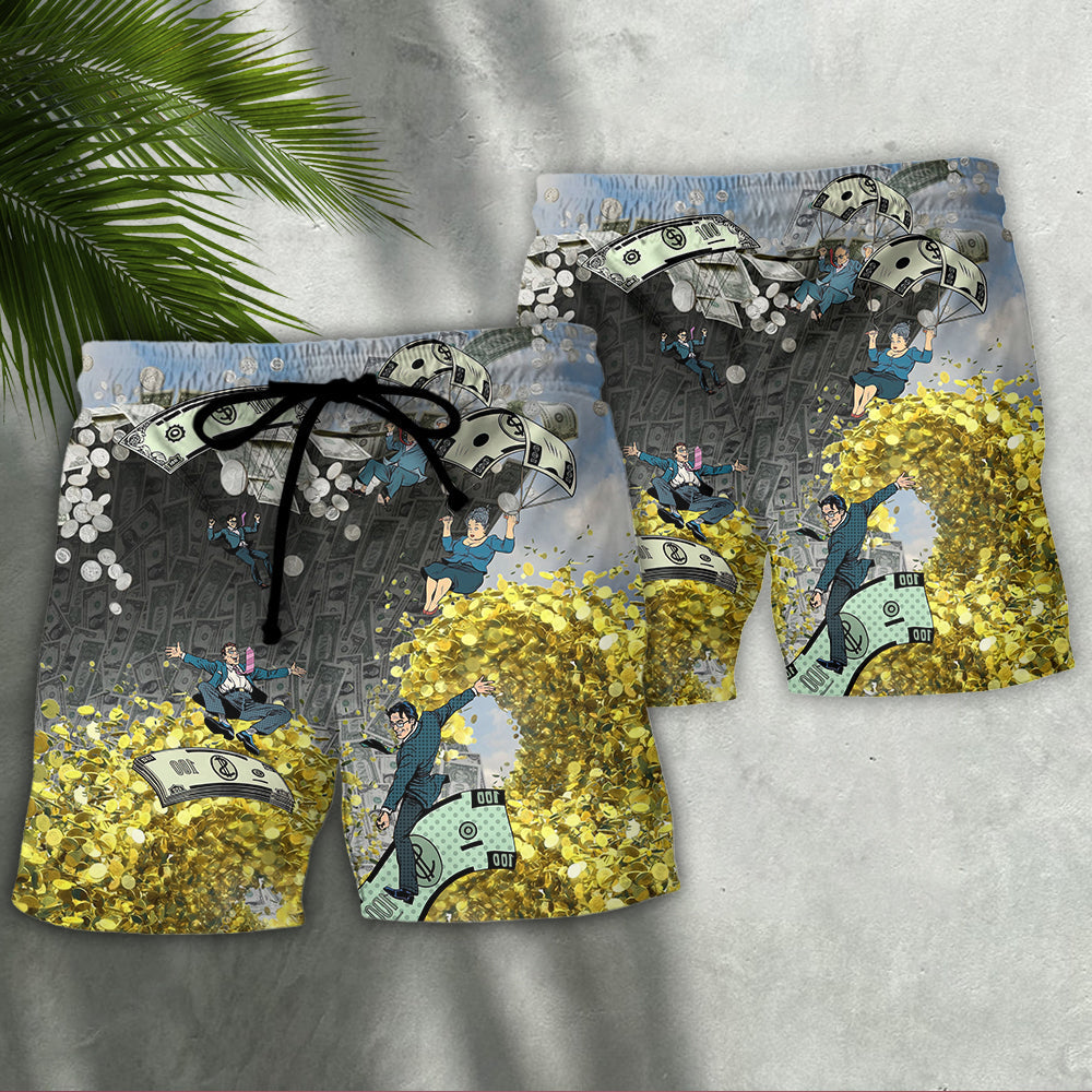 Parasailing Challenge Your Limits Motivational - Beach Short