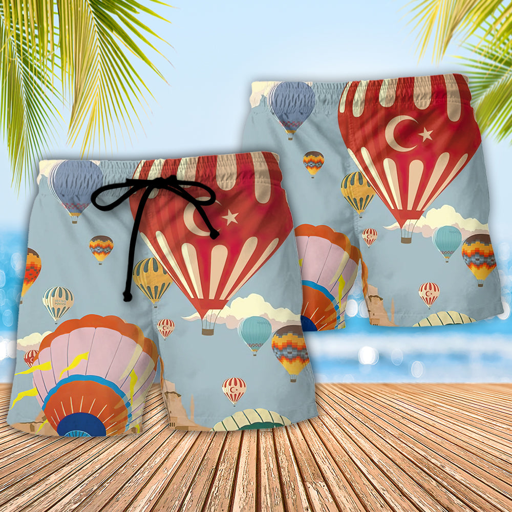 Festival Be The Sunshine Lift Others Up Hot Air Balloon Vibe – Beach Short