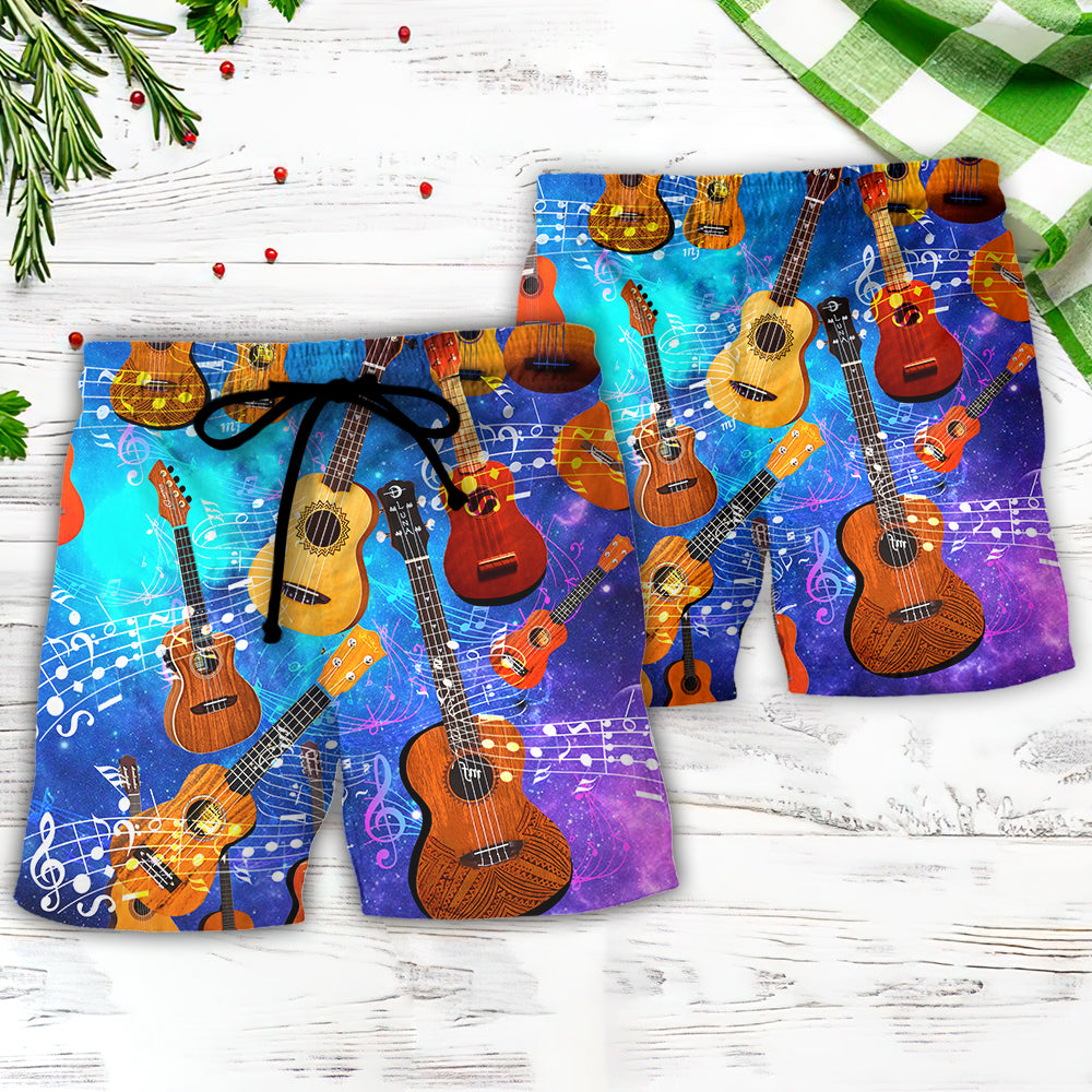 Guitar Ukulele Love Forever – Beach Short