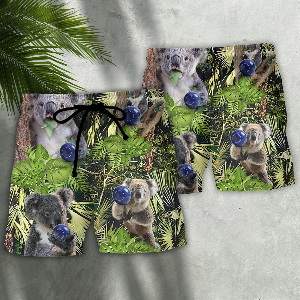 Koala Lawn Bowling Jungle Play – Beach Short