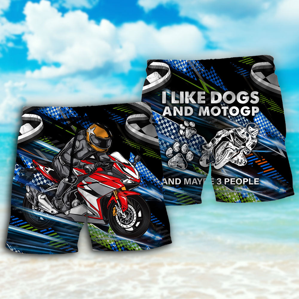 Motorbike Dog Lover – Beach Short