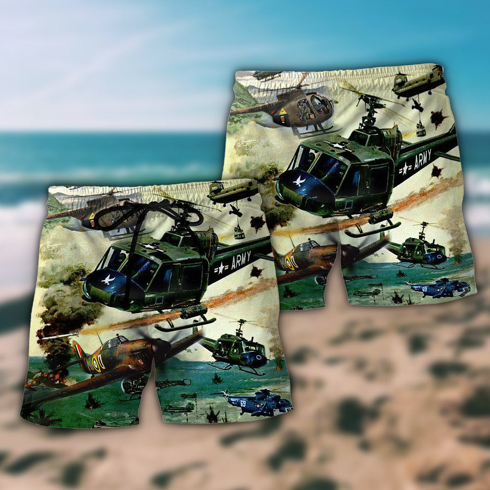 Combat Helicopter Battle – Beach Short