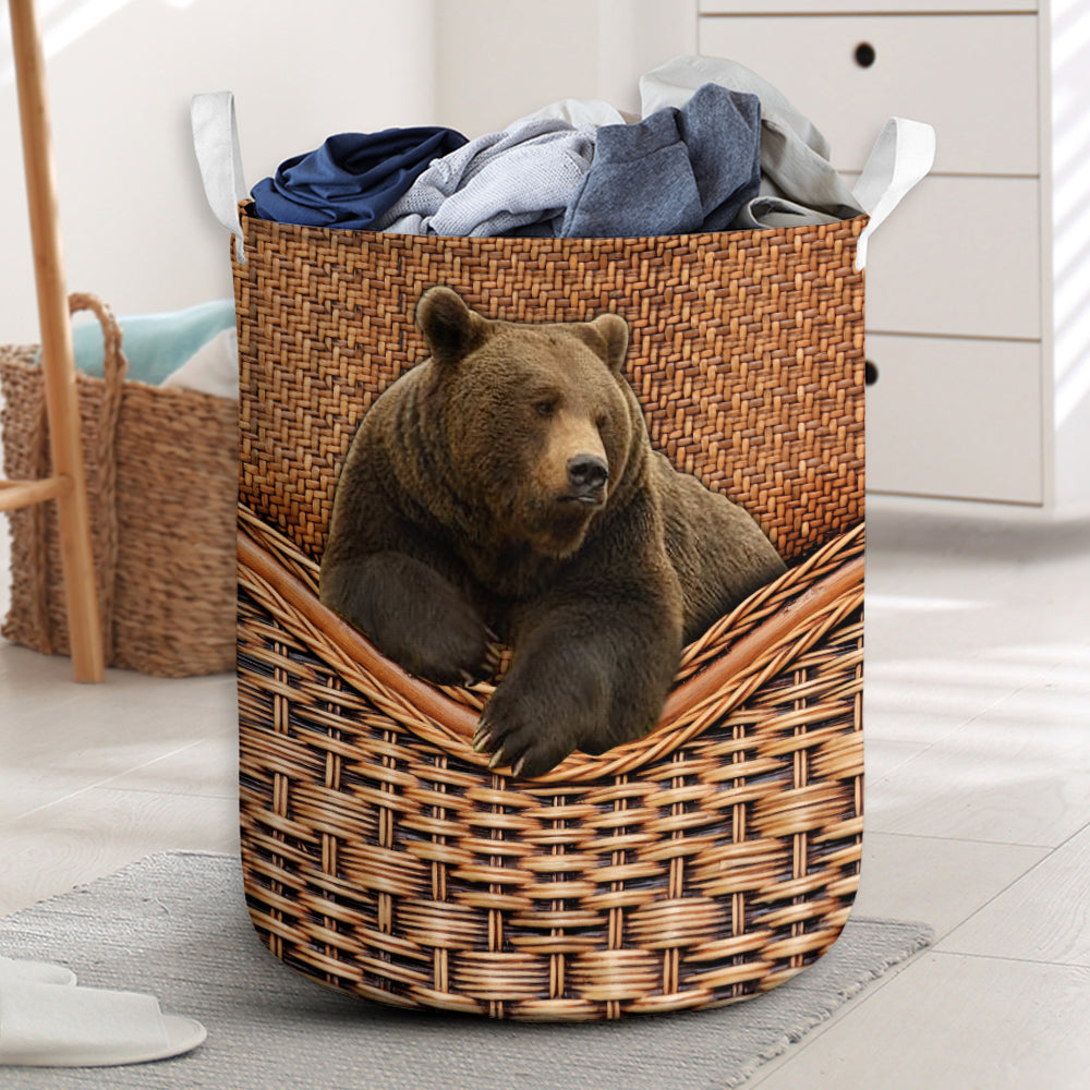 Bear Basic Style – Laundry Basket - Owls Matrix LTD