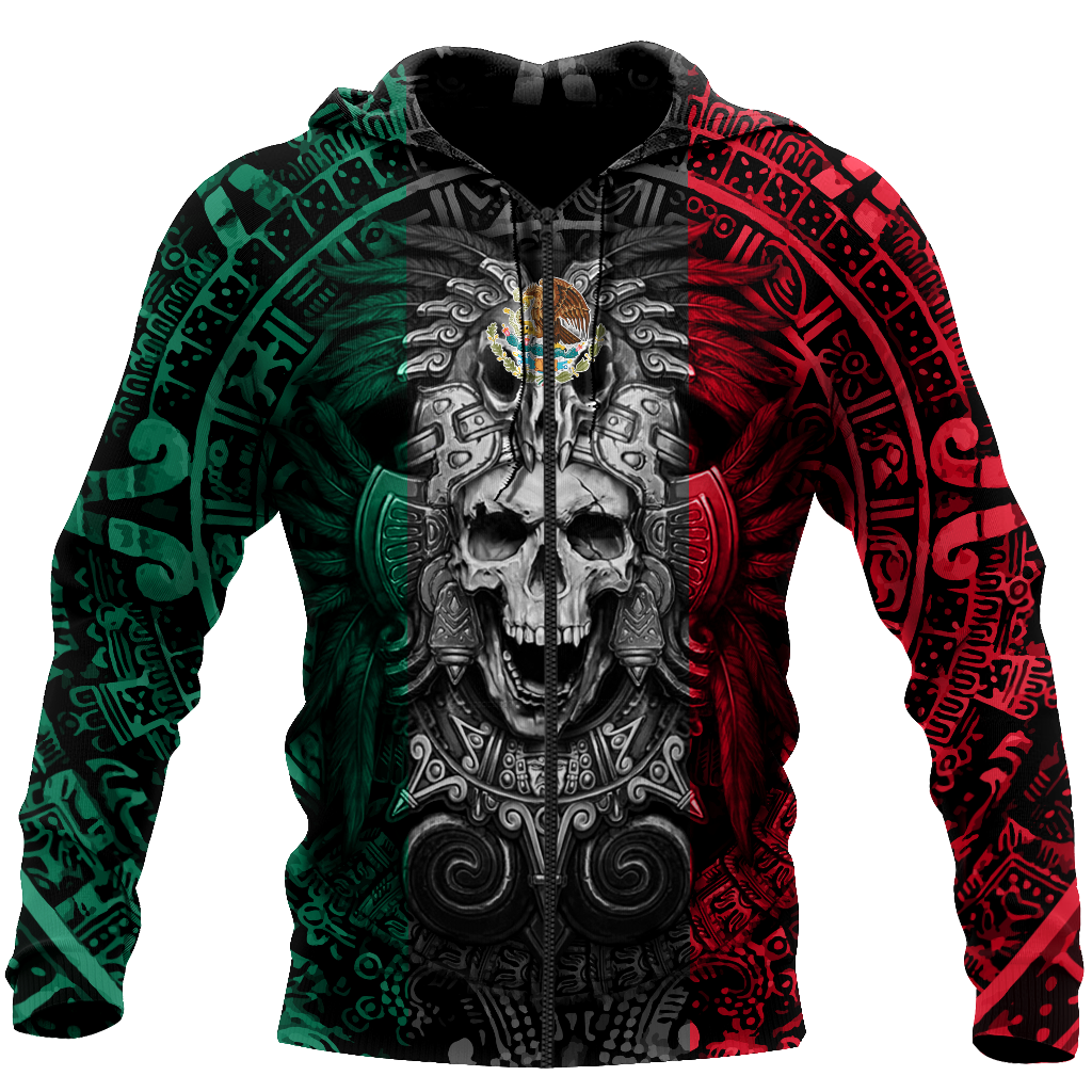 Aztec Warrior Classic Art - 3D Hoodie
