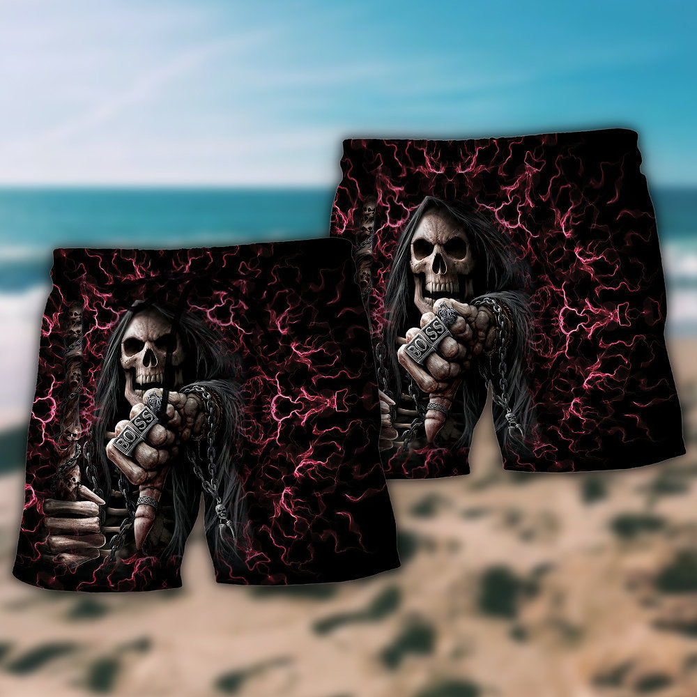 Skull Dark Your First Mistake – Beach Short