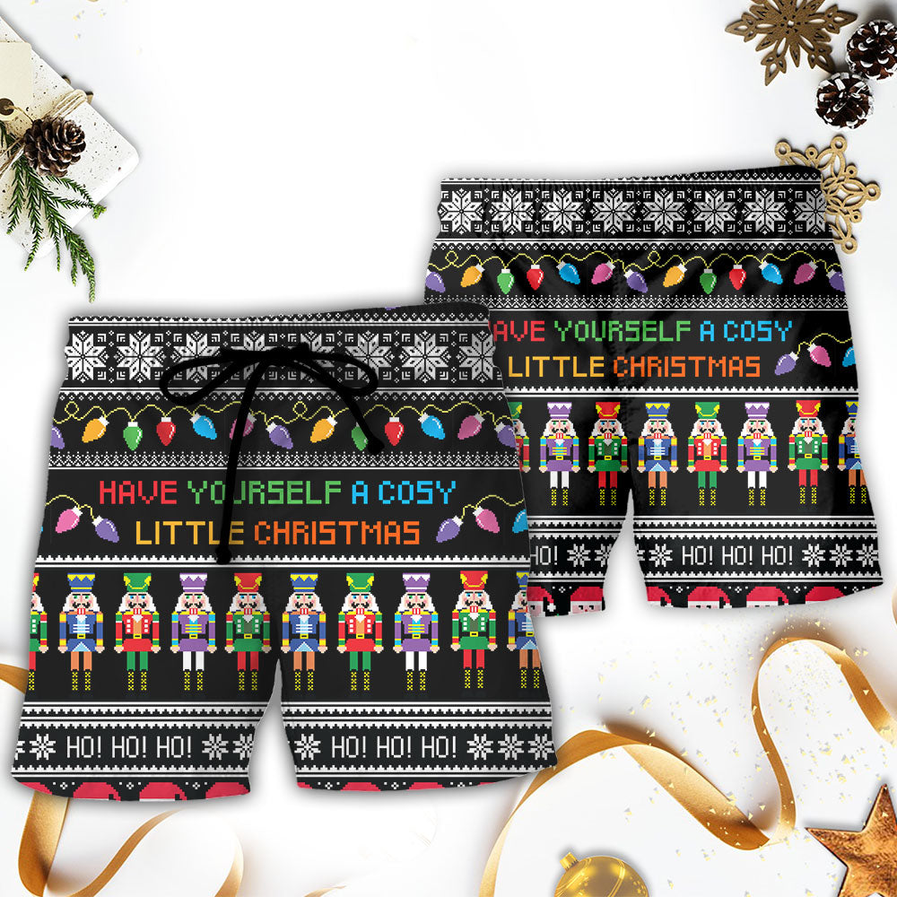 Christmas Cozy Festive Holiday Message – Beach Short
