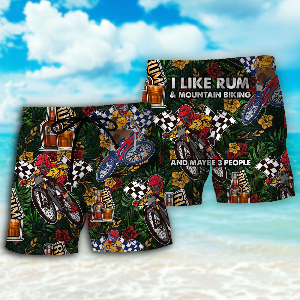 Wine Rum Mountain Biking Lover – Beach Short