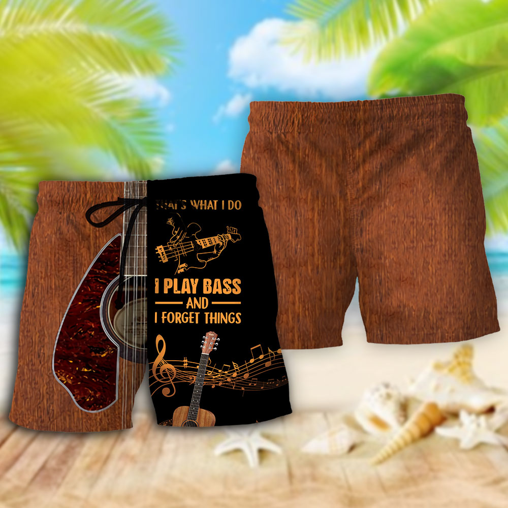Guitar I Play Bass – Beach Short