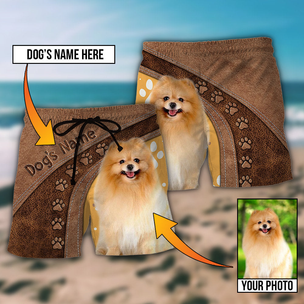 Dog Lovely Custom Photo Personalized – Beach Short