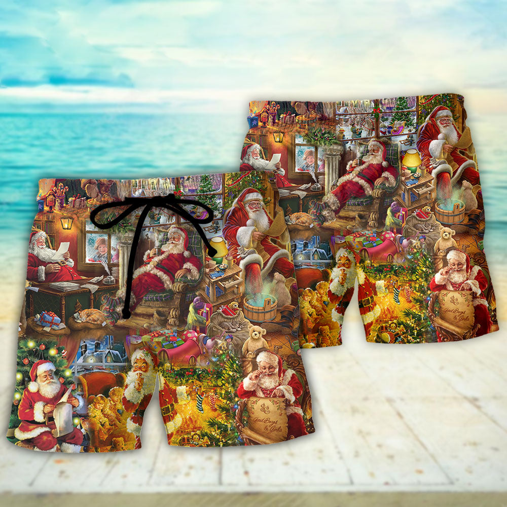 Happy Santa Holiday Season Of Joy – Beach Short