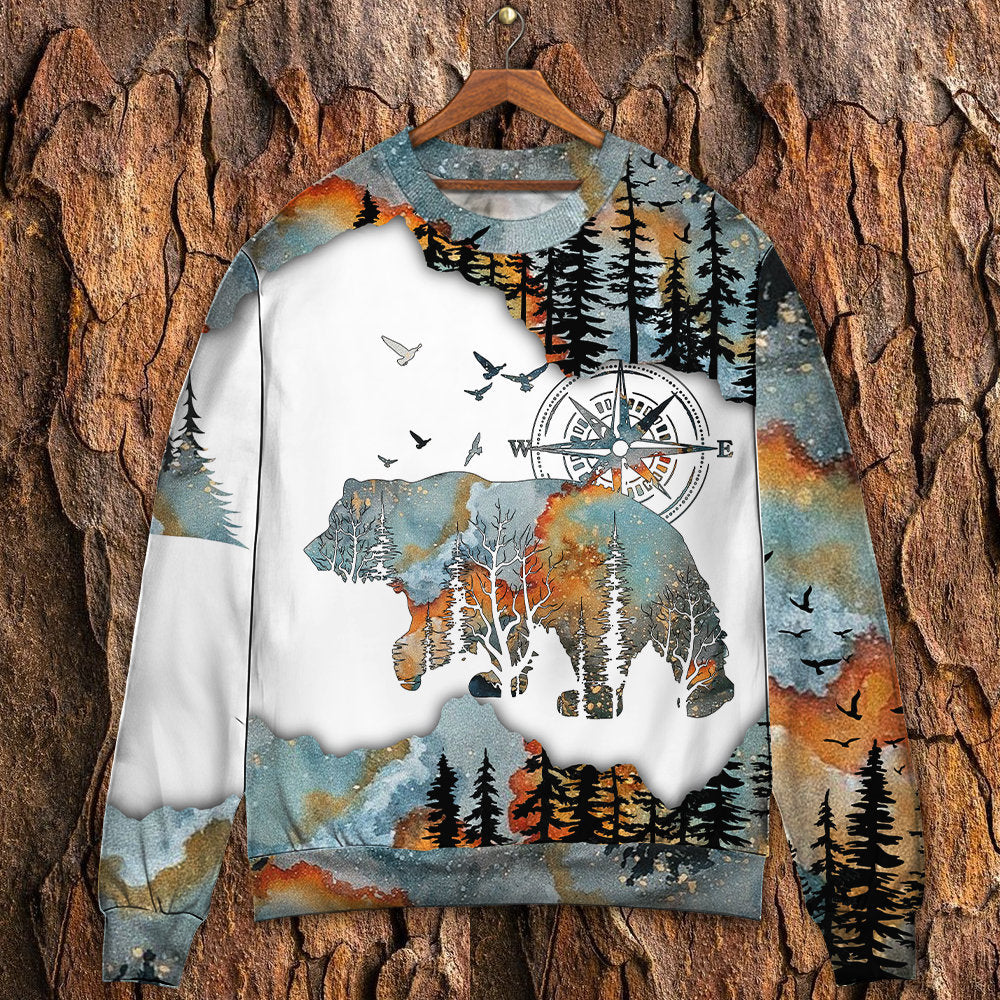 Camping Into The Forest Adventure Style – Sweater - Ugly Christmas Sweater
