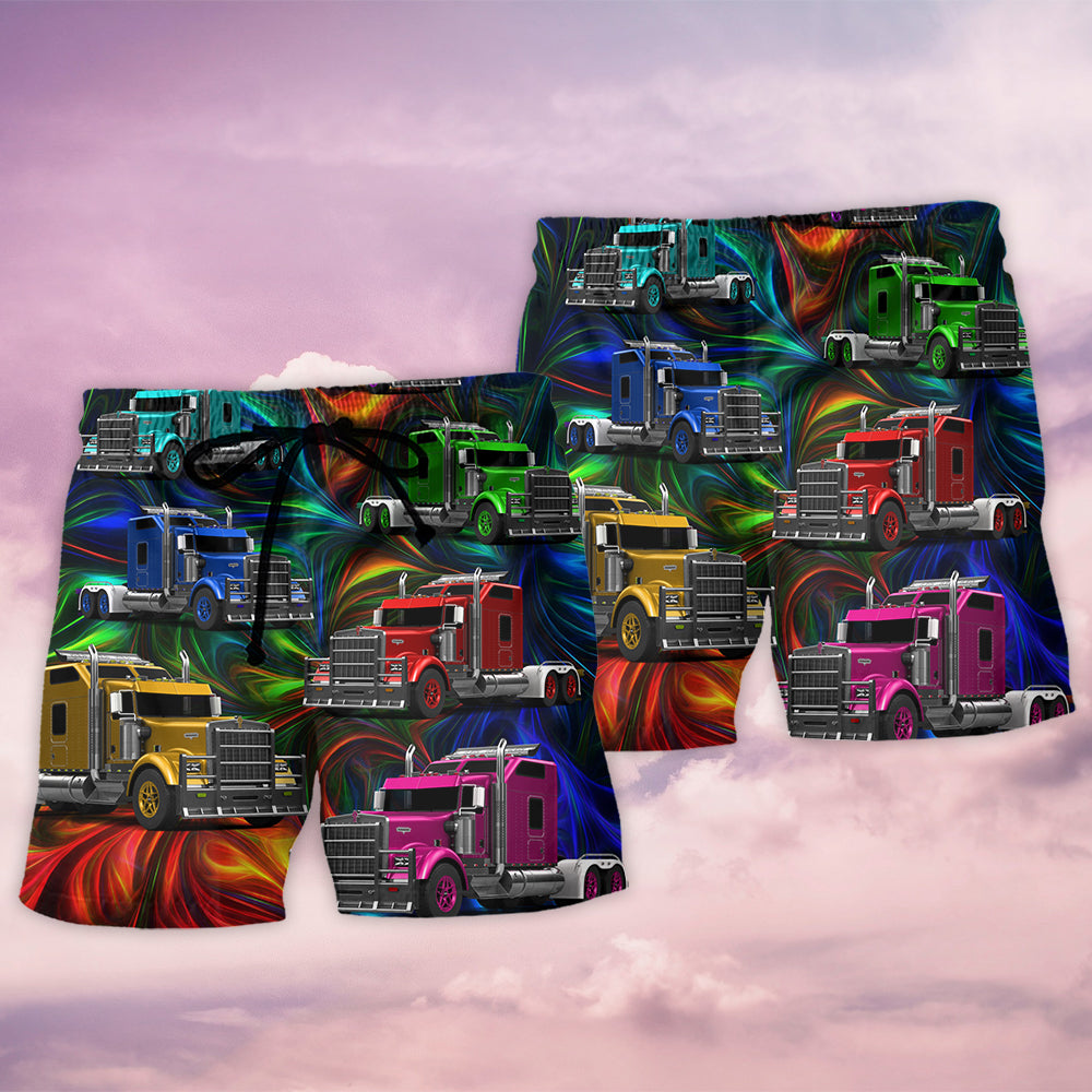 Truck Colorful Life Adventure - Beach Short