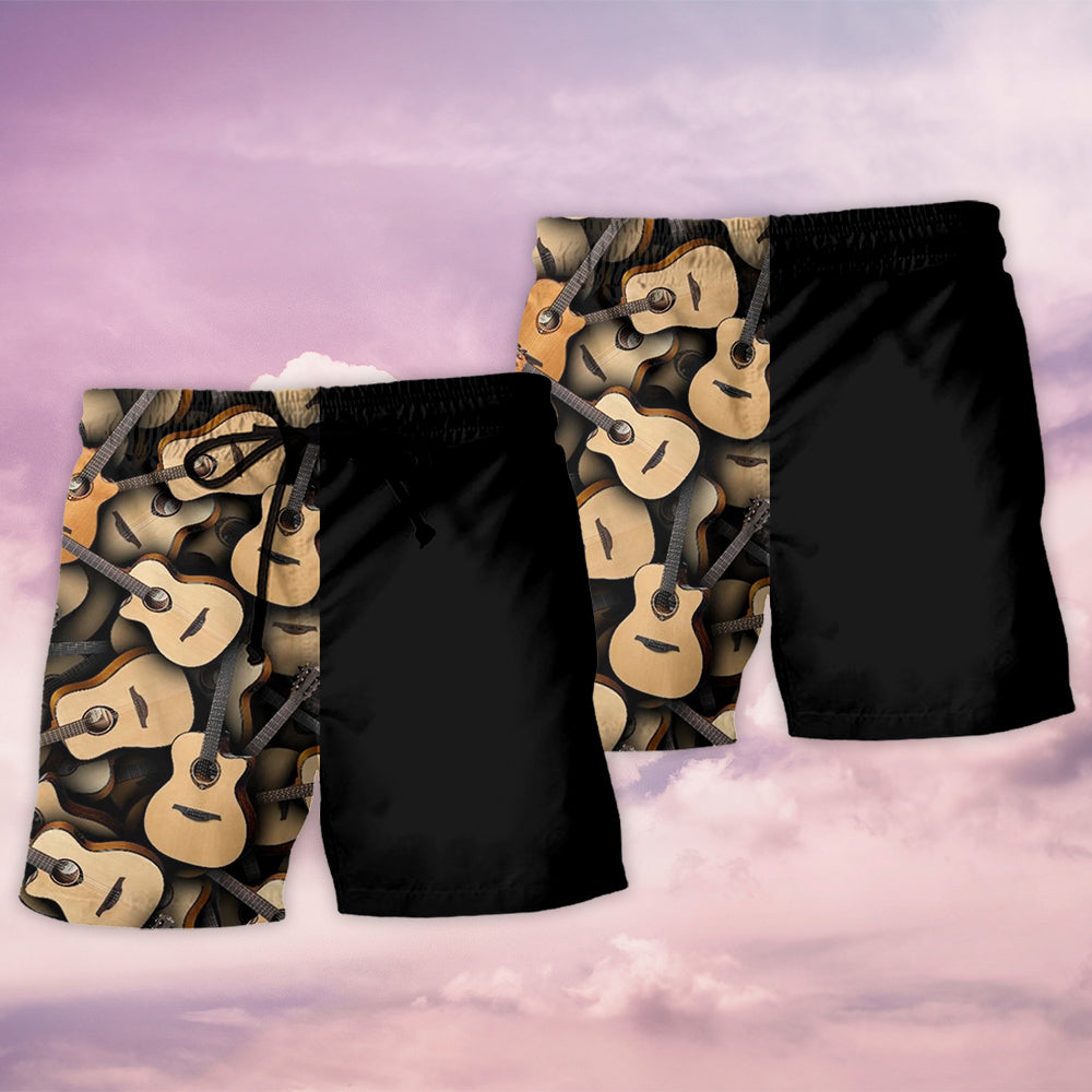 Guitar And Boat Chill Vibes - Beach Short