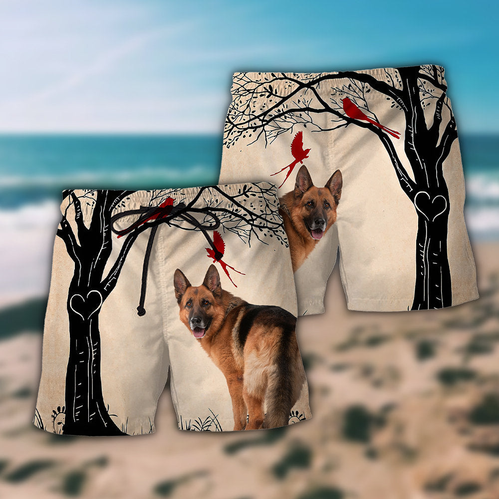 German Shepherd Cool Dog Art – Beach Short