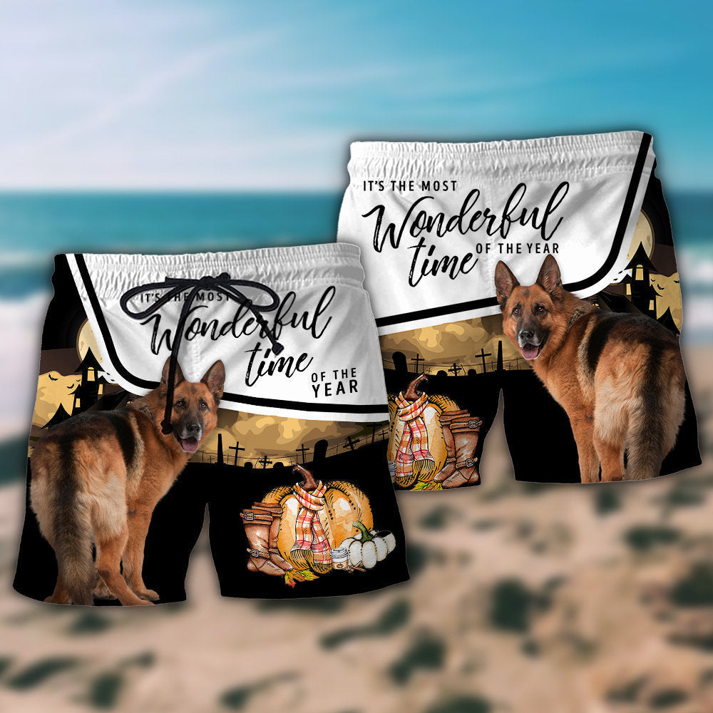 German Shepherd Cool Dog Design Various Style - Beach Short
