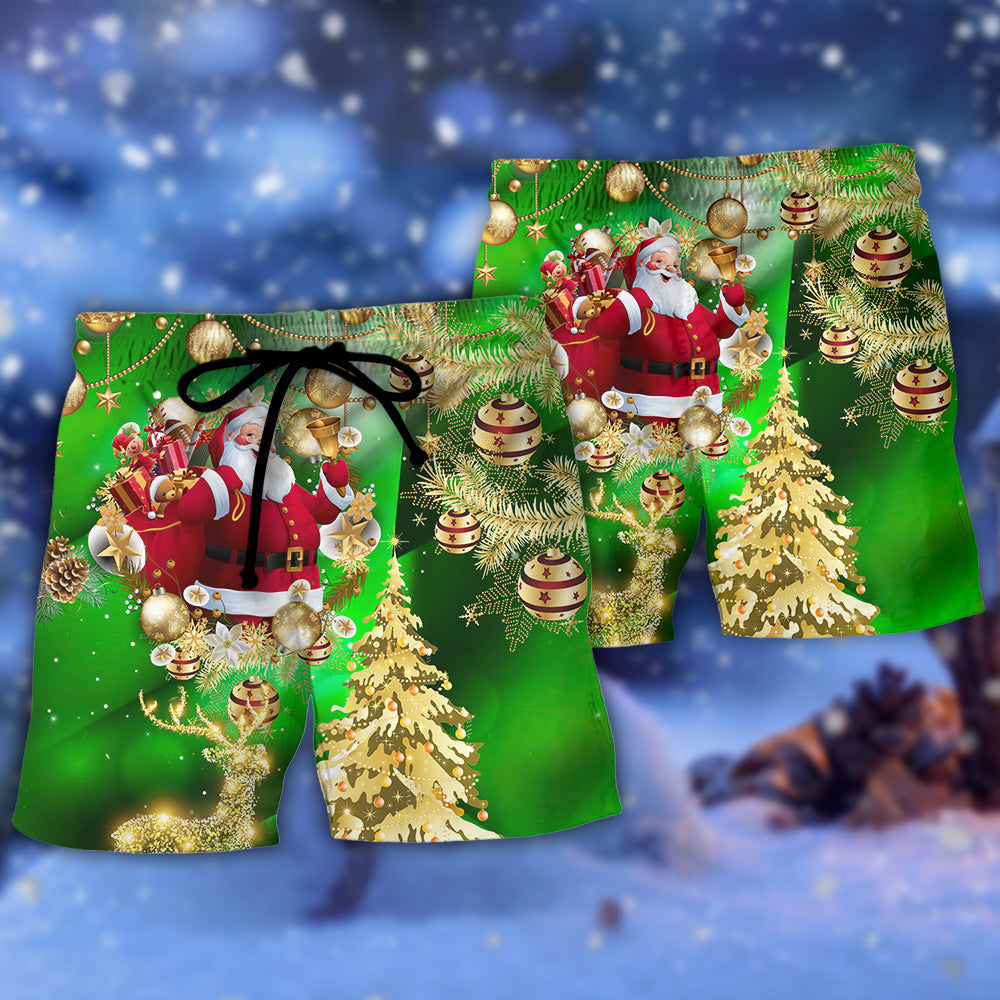Green Christmas Tree Style – Beach Short
