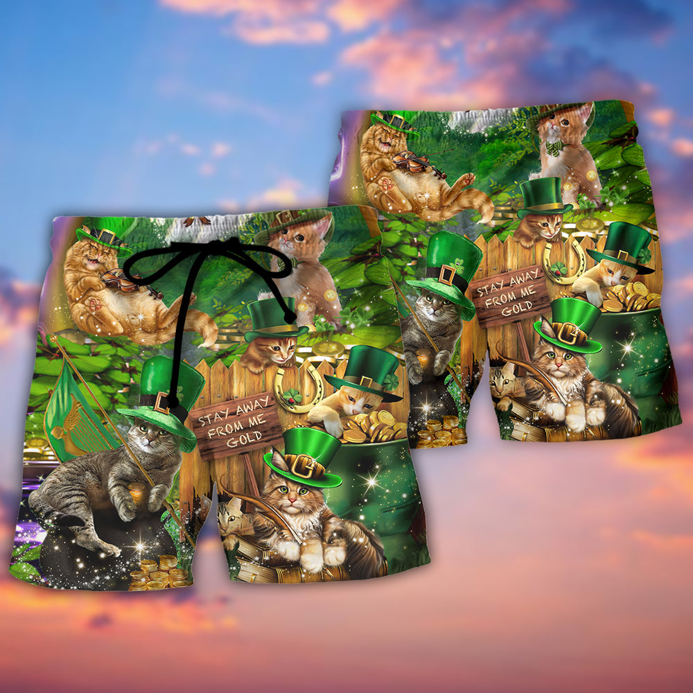 Patrick’s Day Cool Cat – Beach Short