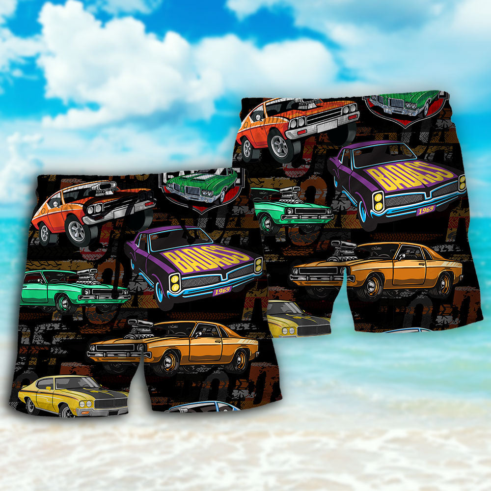Muscle Car Racing Speed – Beach Short