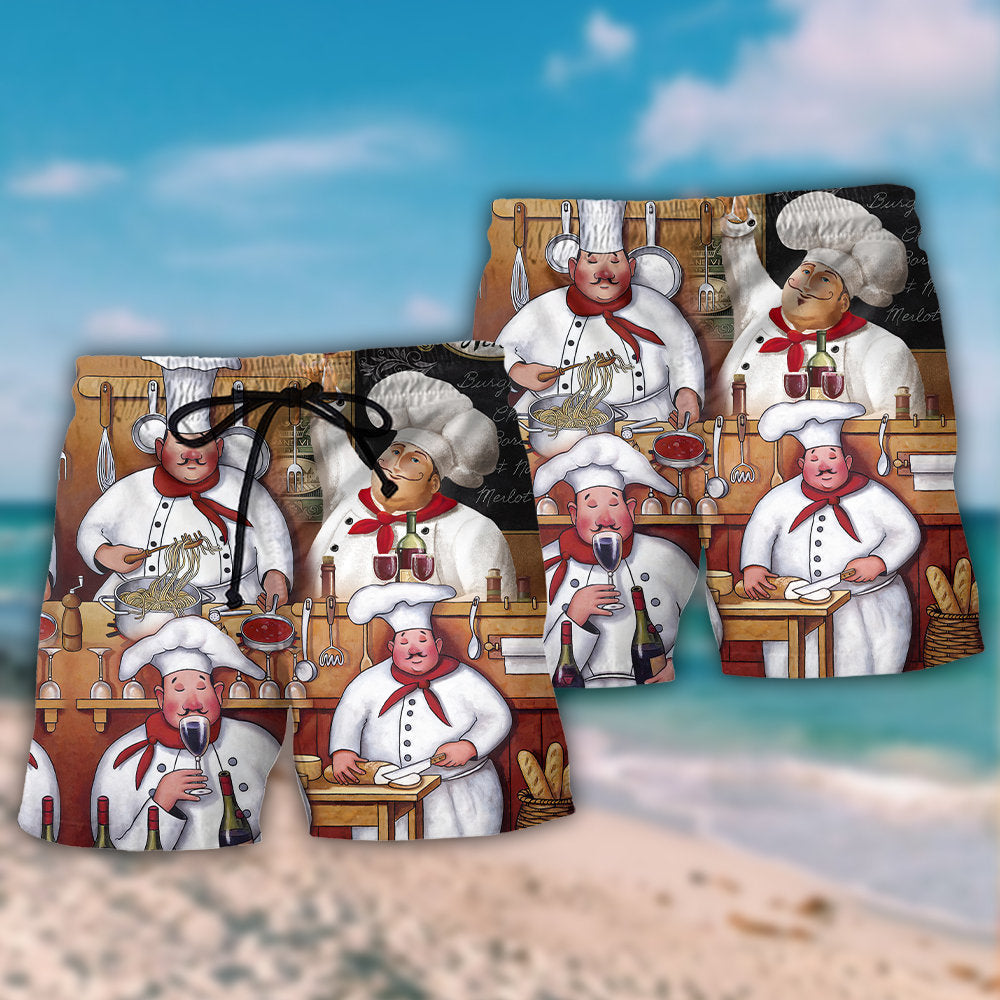 Master Chef Vintage Cooking Style – Beach Short