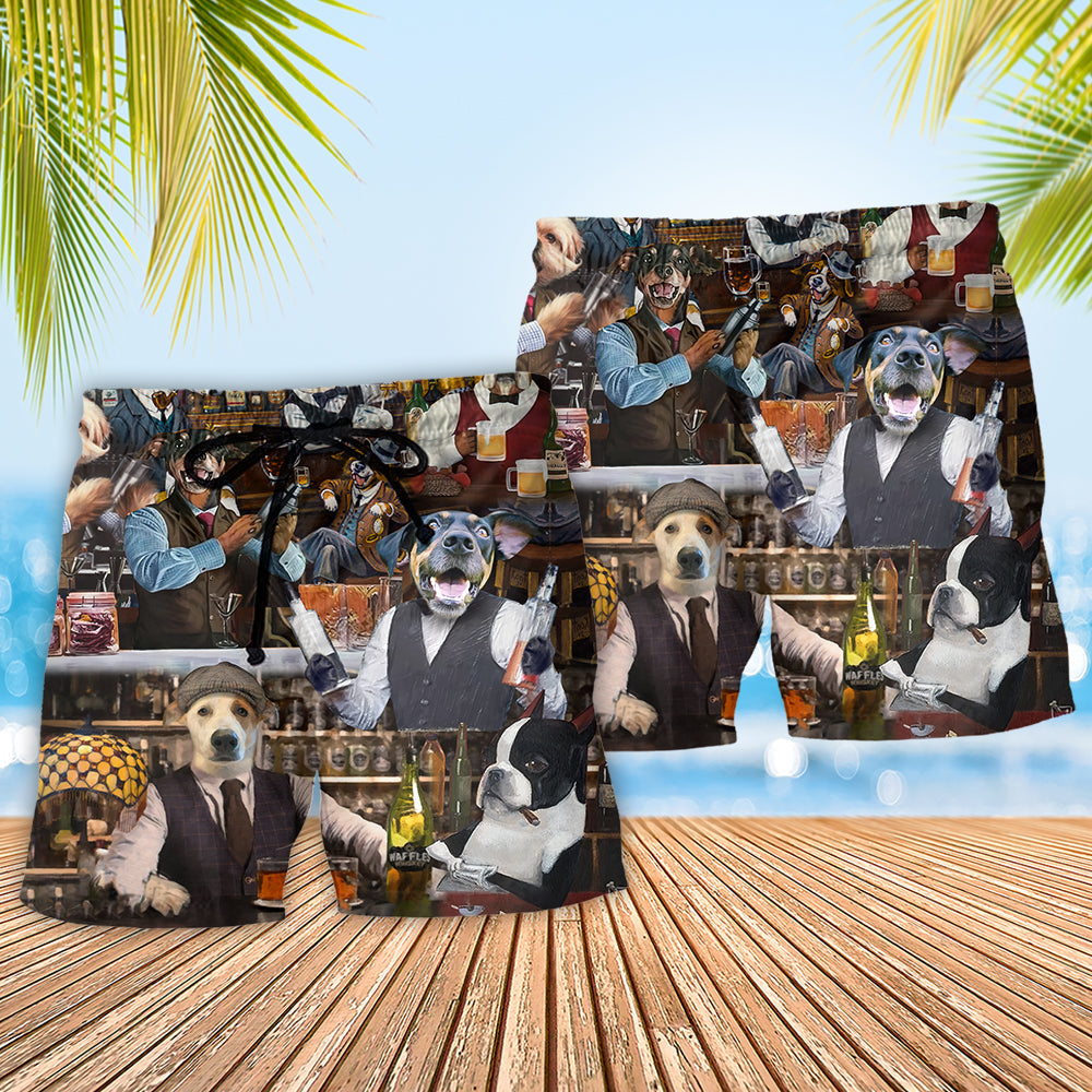 Bartender Dog Humor – Beach Short