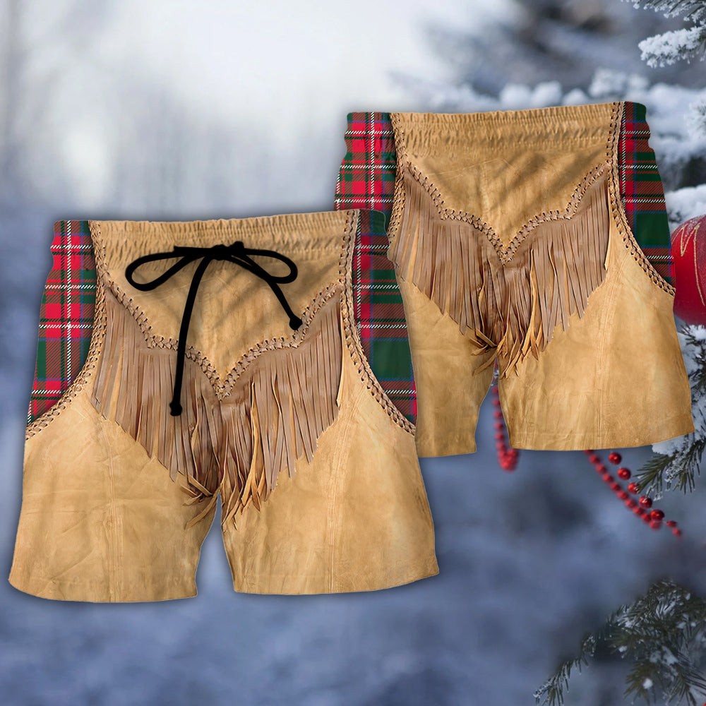 Vintage Santa Western Fringe Jacket – Beach Short