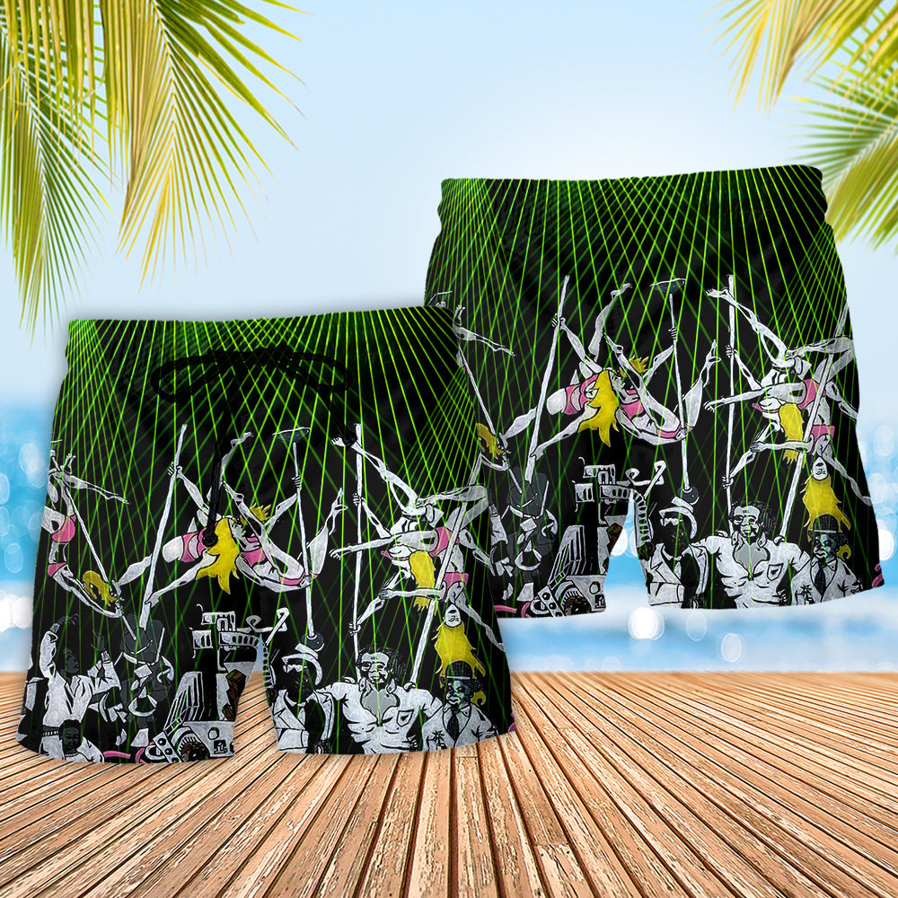 Bachelor Party Club Fun Art - Beach Short