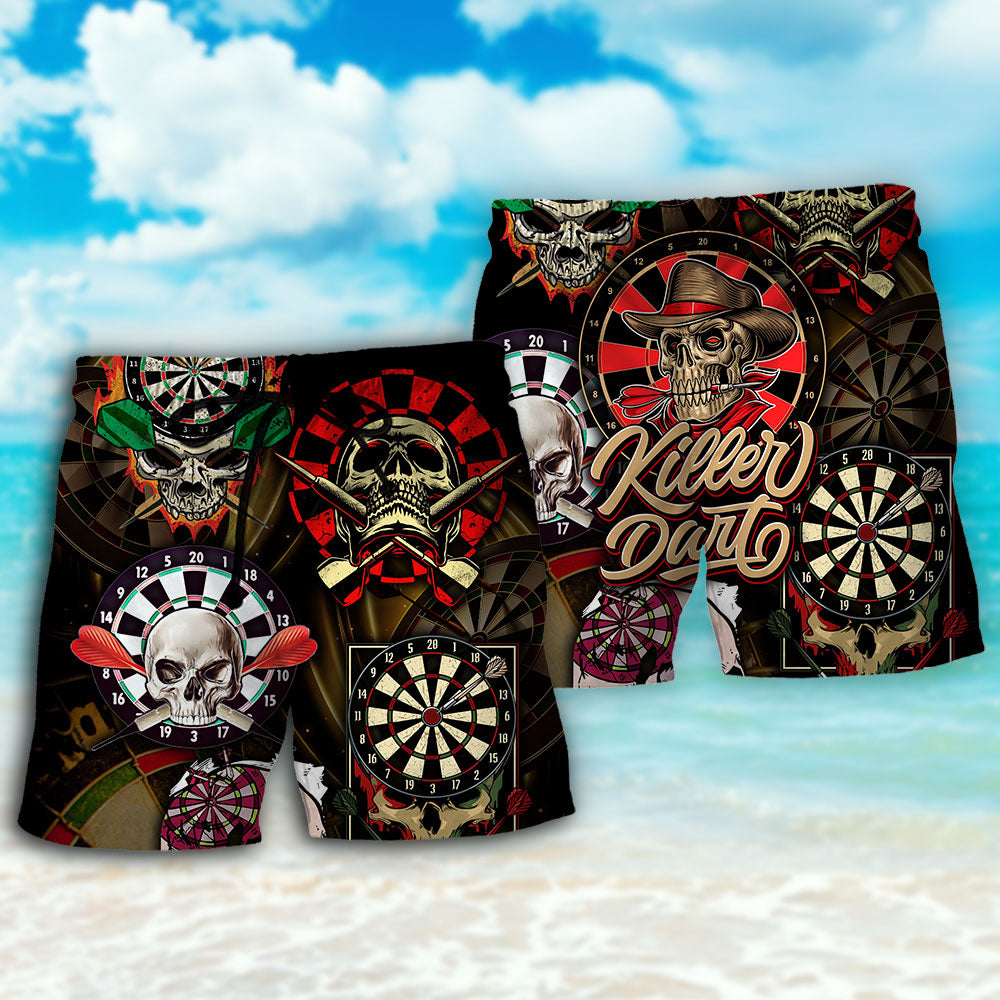 Skull Dart Dark Precision – Beach Short