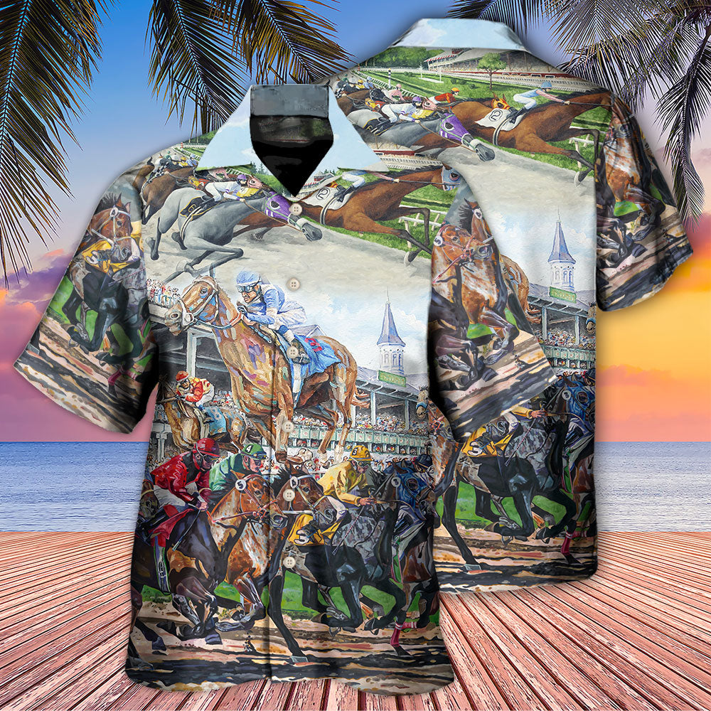 Horse Racing Cool Be Strong – Hawaiian Shirt