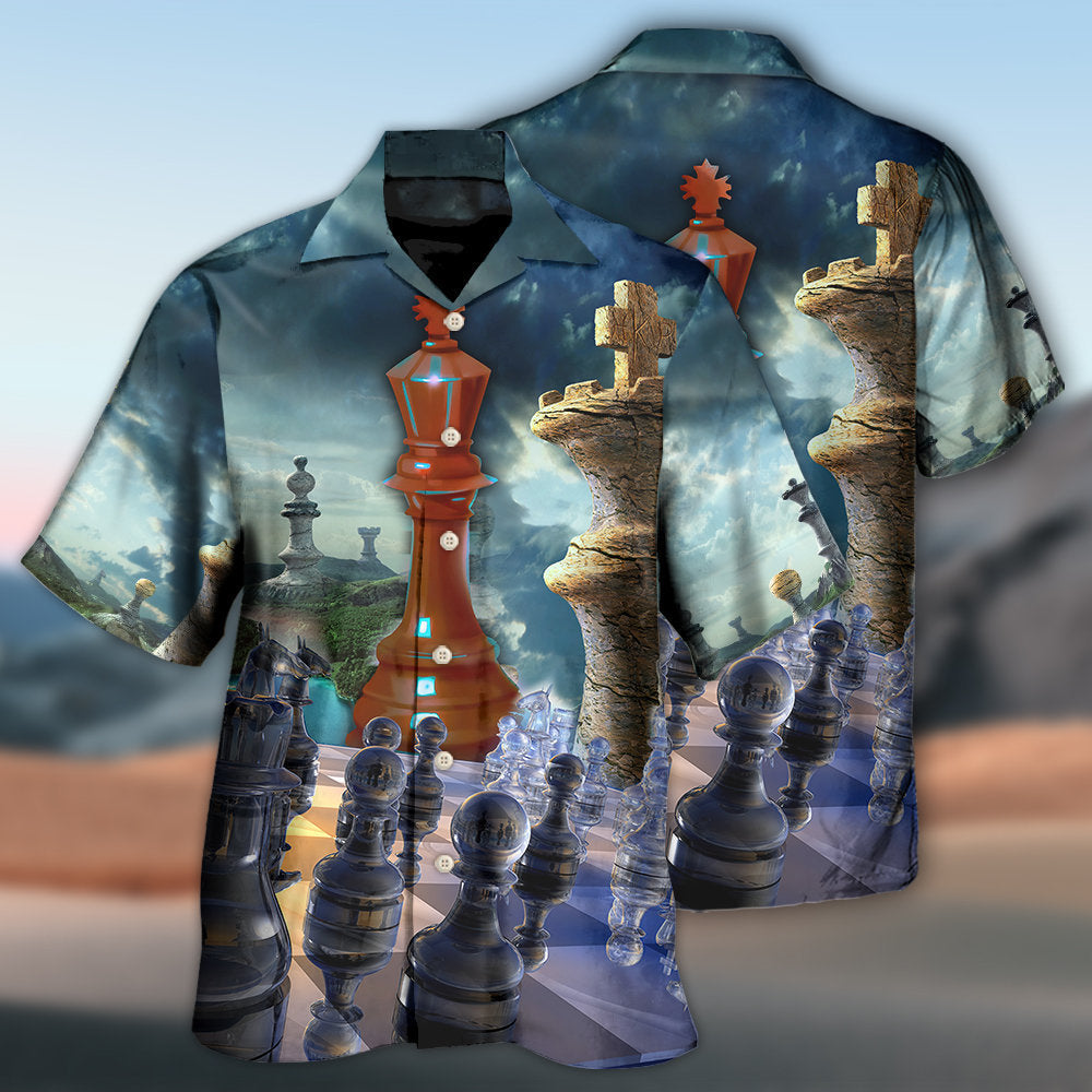 Life Is A Chess Game Motivational Art – Hawaiian Shirt