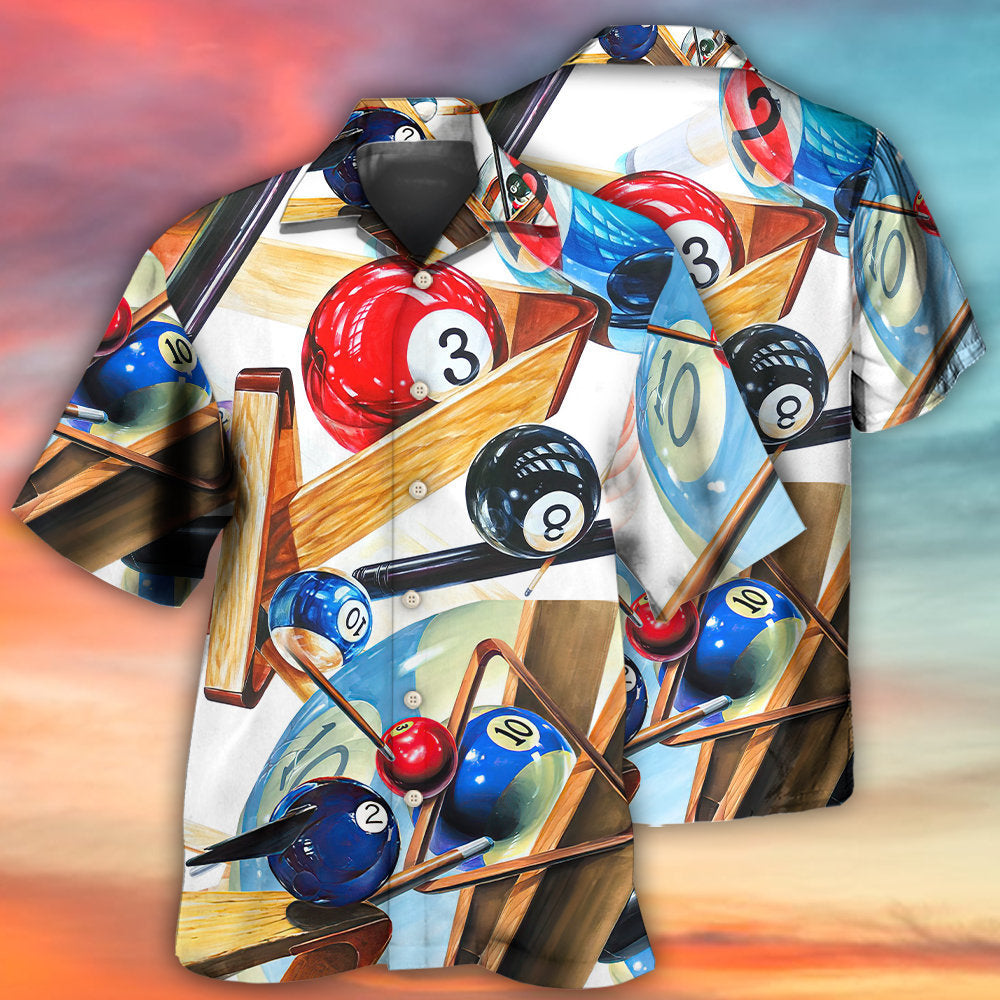 Billiard Pool Game Night Fun – Hawaiian Shirt