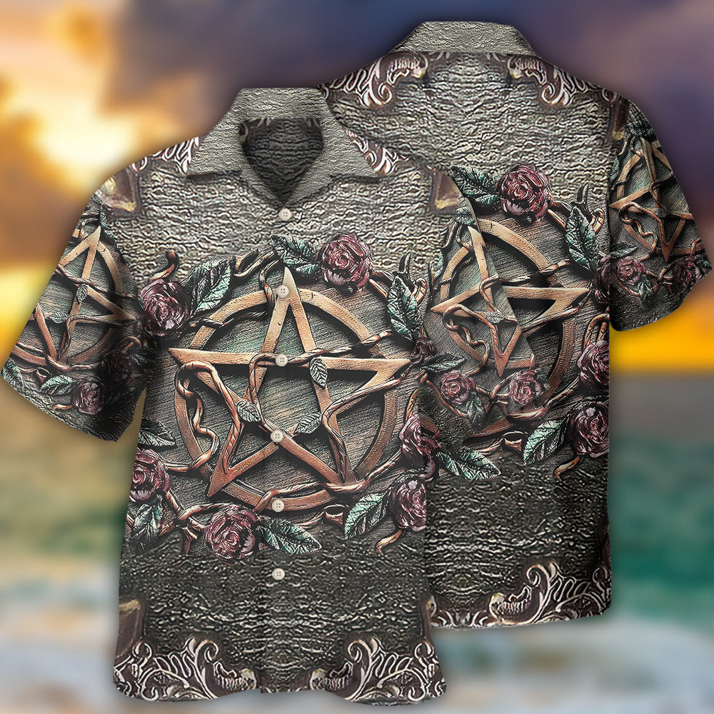 Mystical Wicca Witch Halloween Art - Hawaiian Shirt