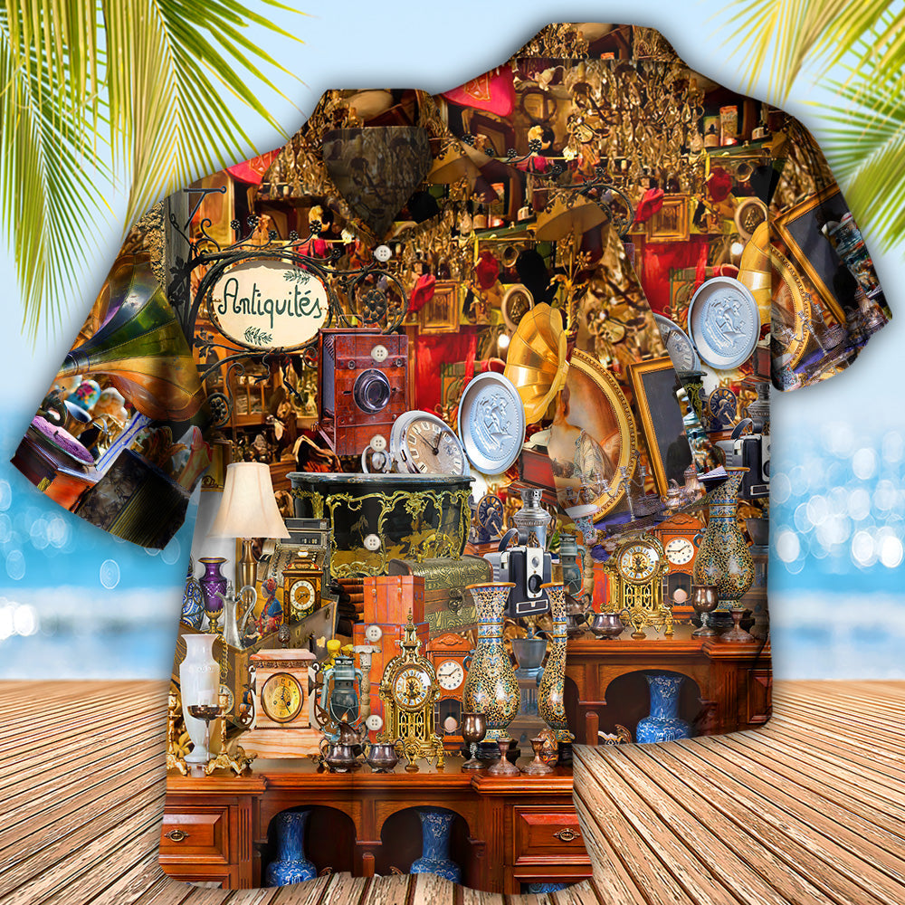 Vintage Treasures Antique Collector Art - Hawaiian Shirt