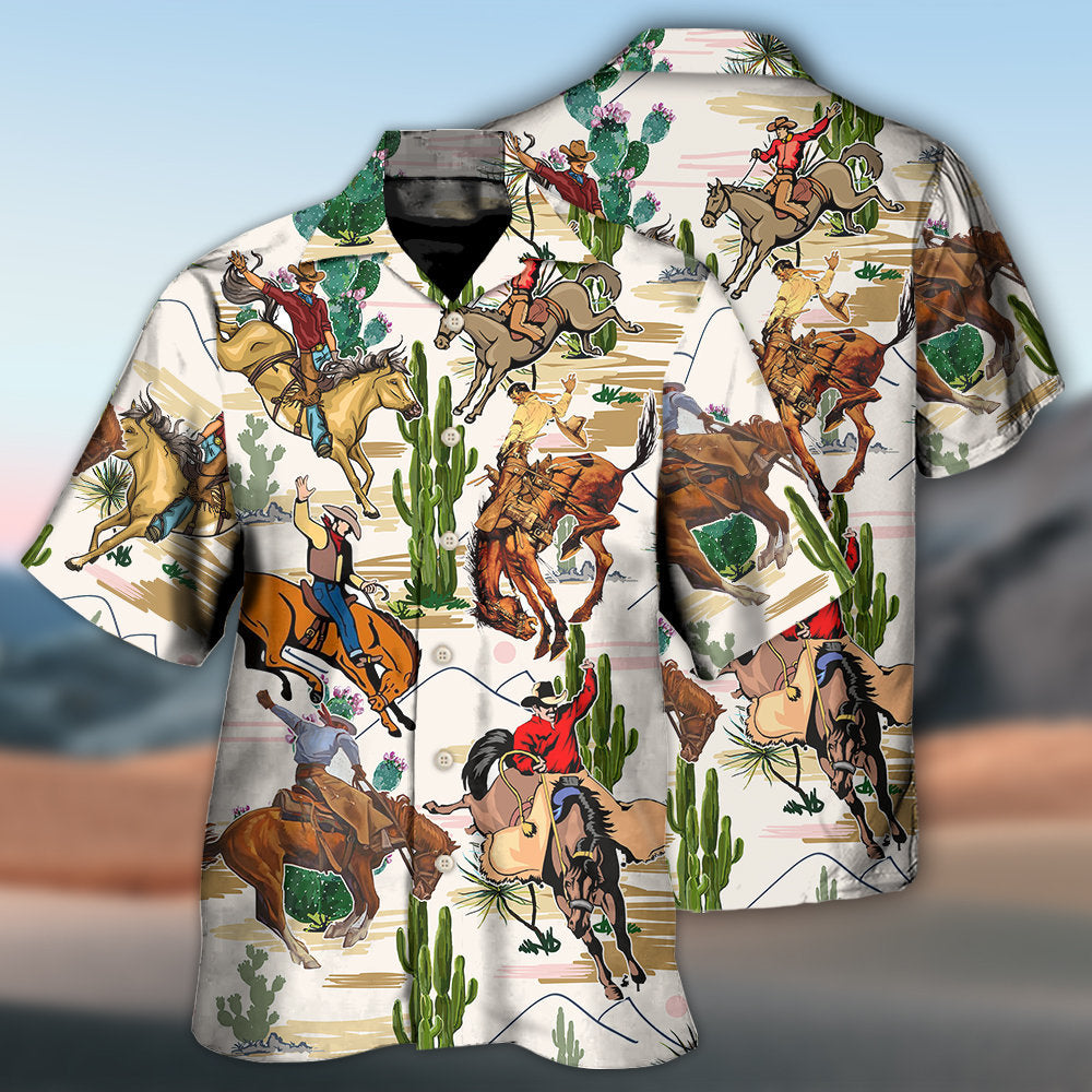 Cowboy Western Desert Cactus Tropical – Hawaiian Shirt