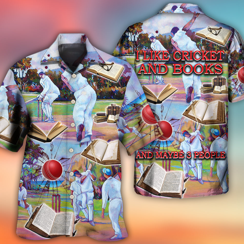 Cricket And Book Lover Intellectual – Hawaiian Shirt