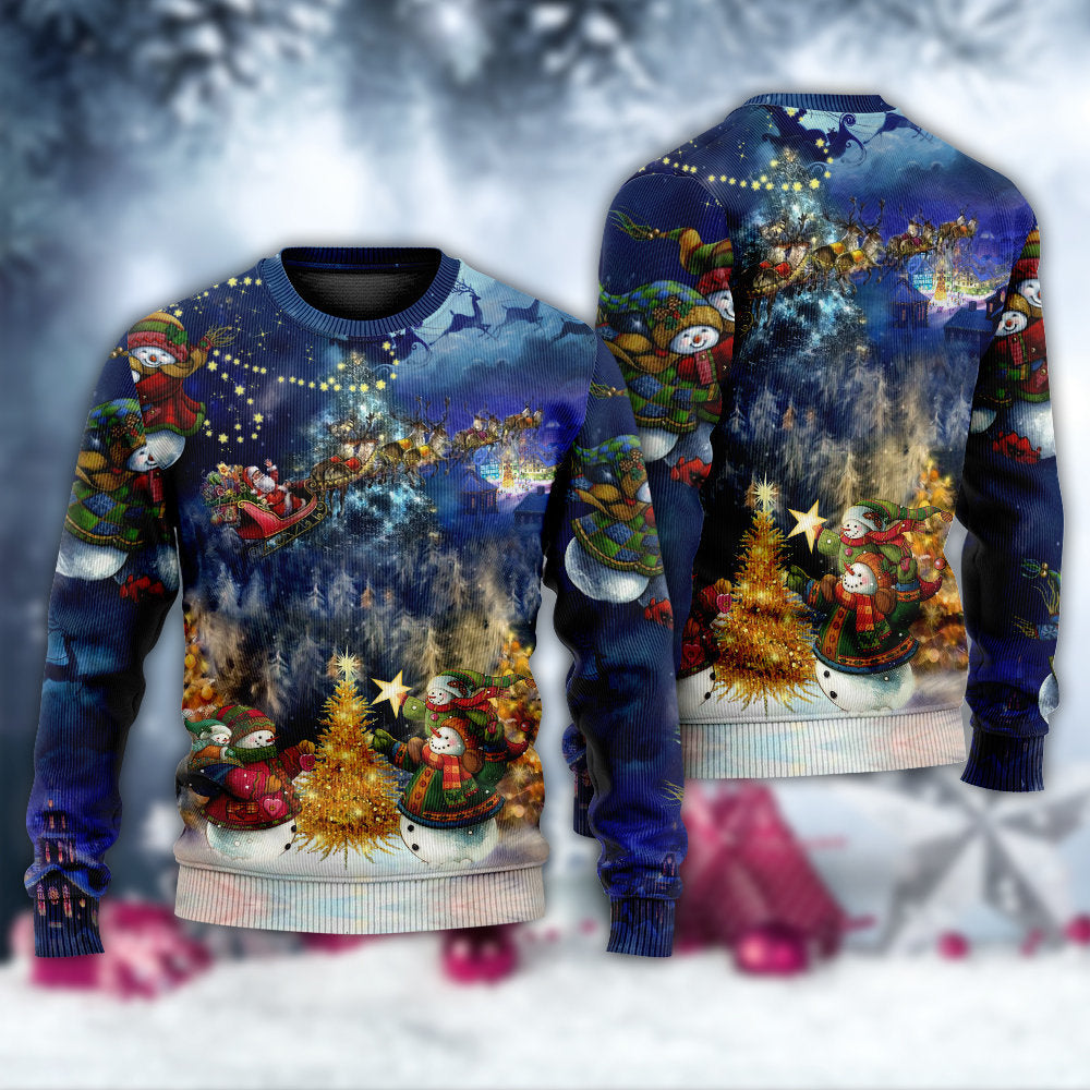 Christmas Family In Love Style – Sweater - Ugly Christmas Sweater