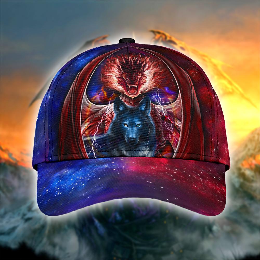 Dragon Wolf All Over Print – Classic Cap