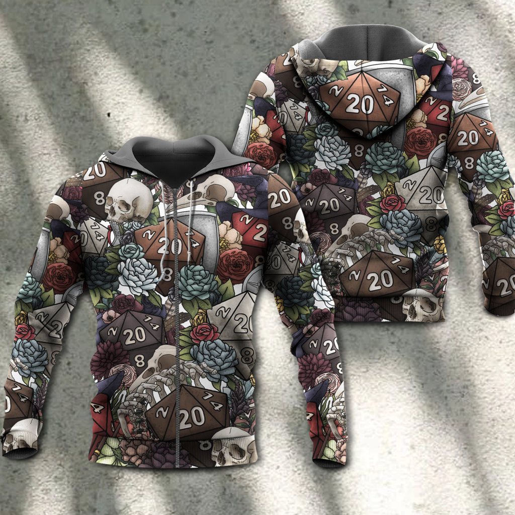 Dice Dark Fantasy Style - 3D Hoodie