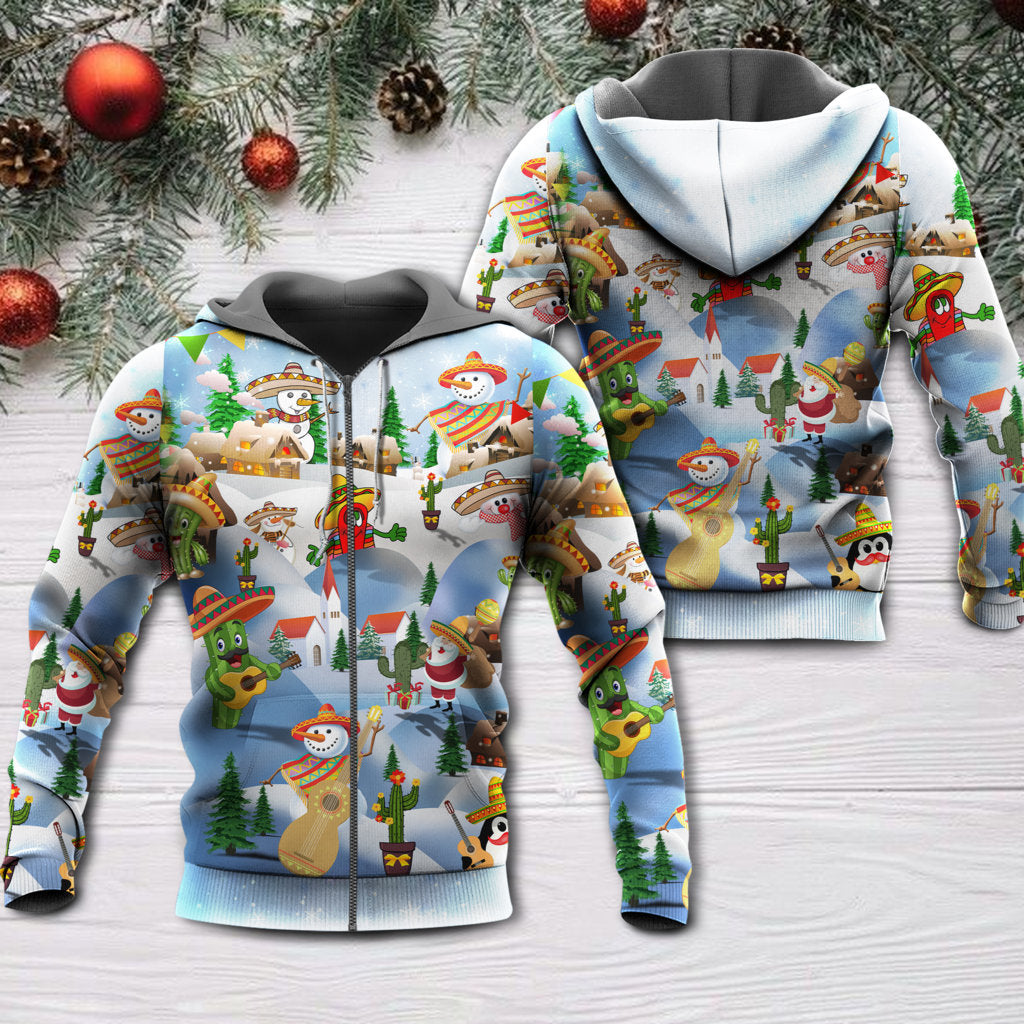 Christmas American Pride Merry Xmas - 3D Hoodie