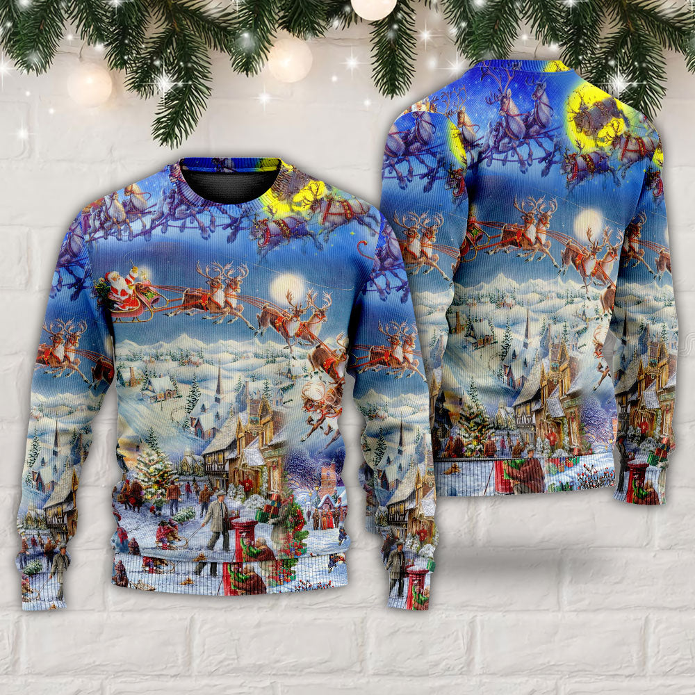 Christmas Be Santa Be Claus Quote – Sweater - Ugly Christmas Sweater