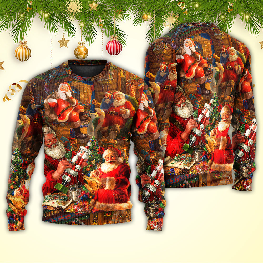 Christmas Funny Santa Gift Xmas Is Coming – Sweater - Ugly Christmas Sweater