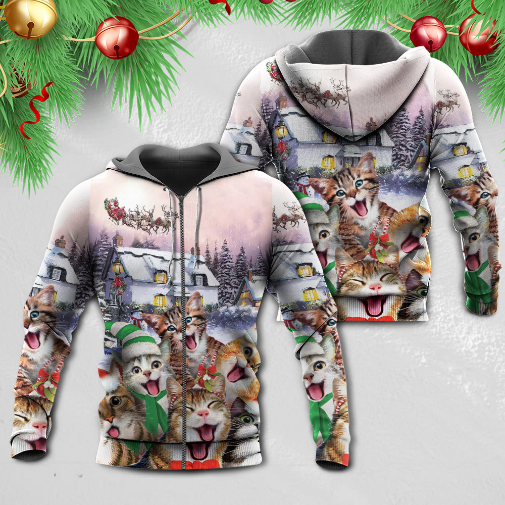 Christmas Cat Only One You Need - 3D Hoodie