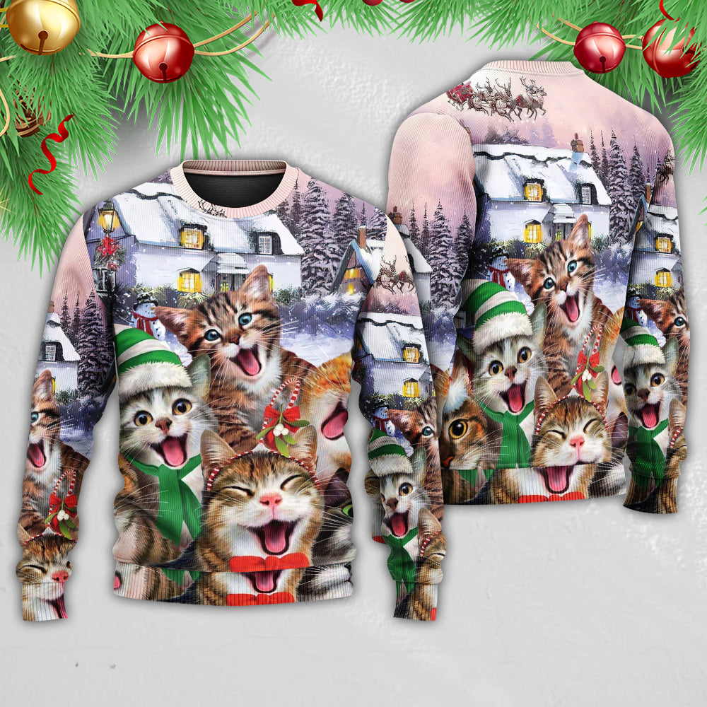 Christmas Cat You Are All I Need – Sweater - Ugly Christmas Sweater