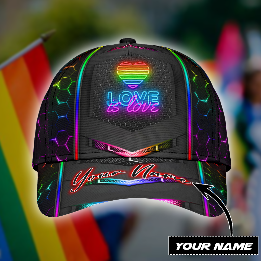 Personalized Love Is Love Pride – Classic Cap