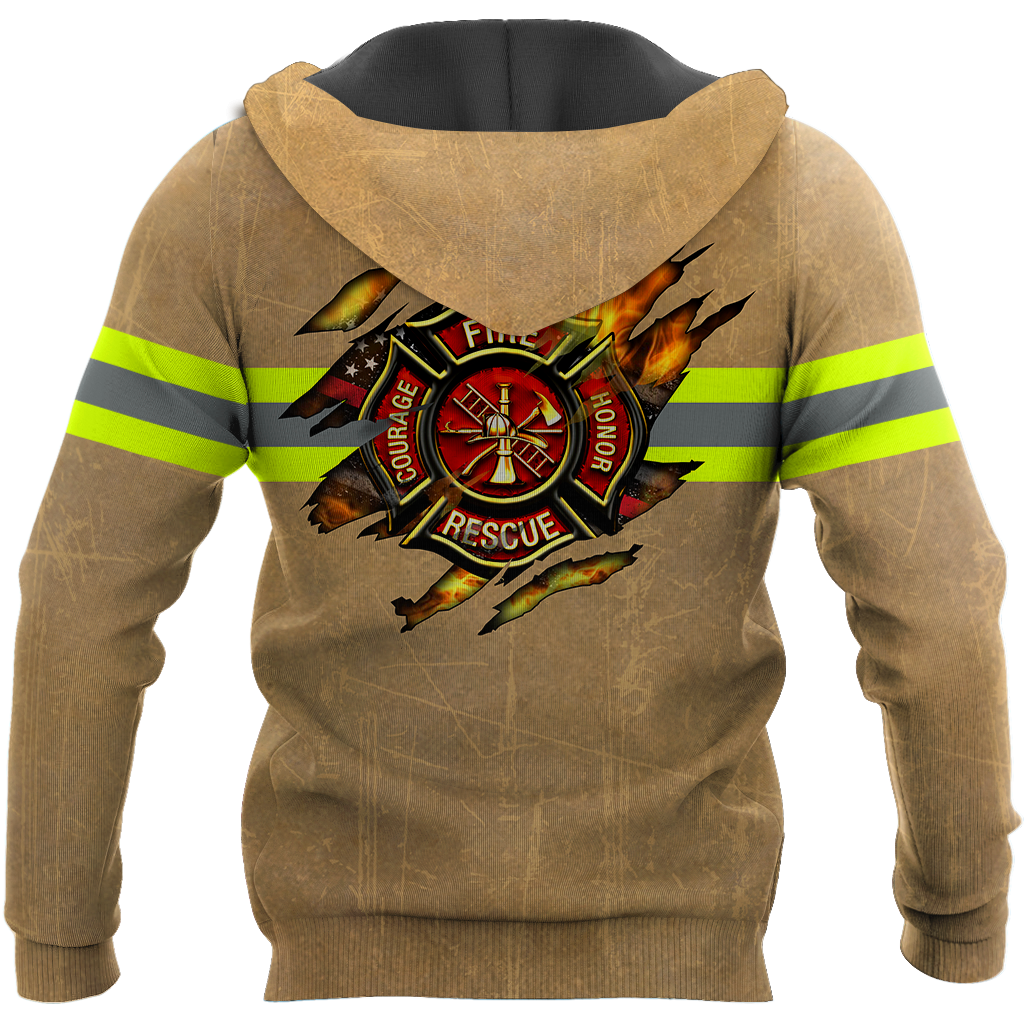 Customize Name Firefighter For Men And Women – 3D Hoodie
