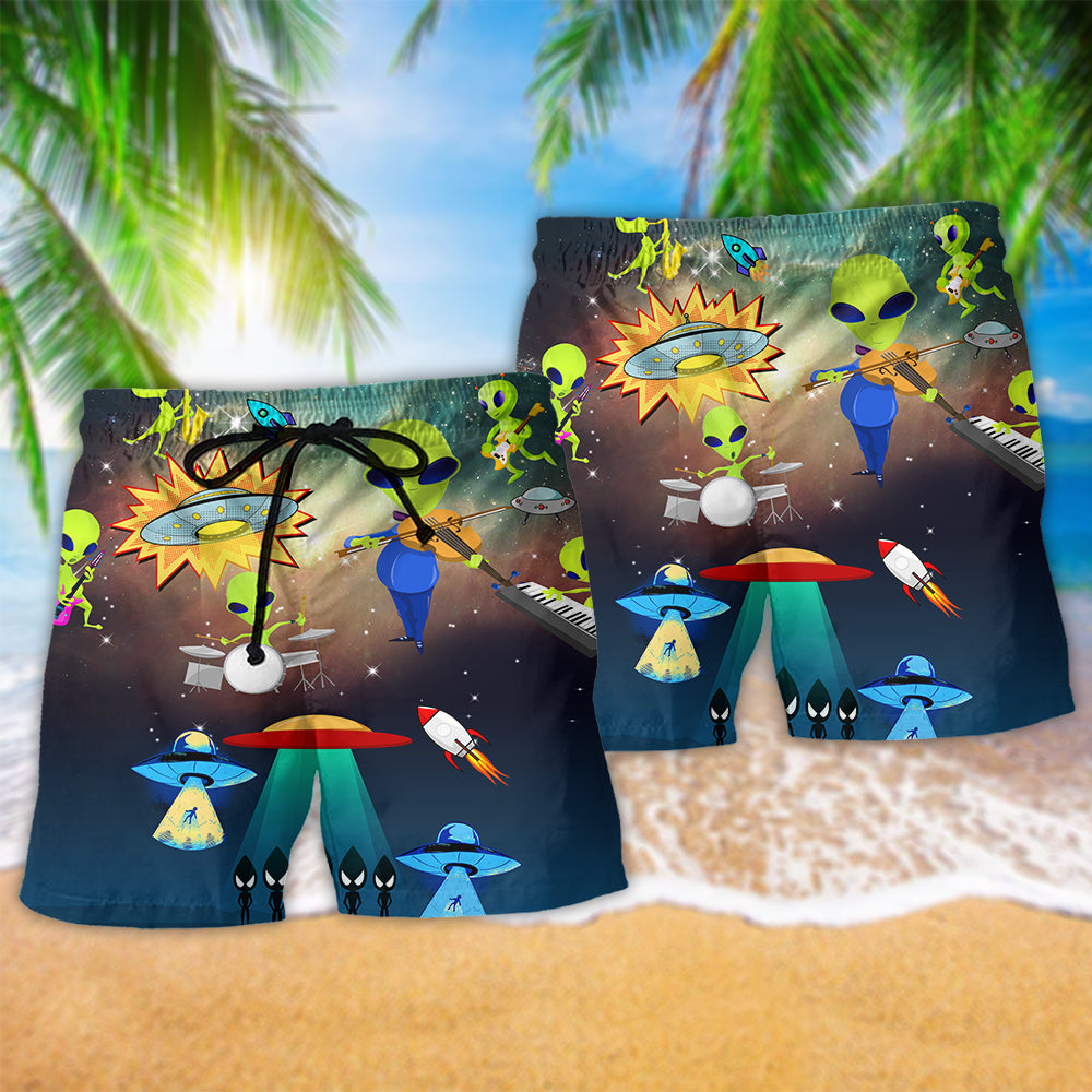 Alien Music Cool Style – Beach Short