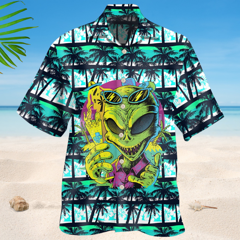 Alien Tropical Style – Hawaiian Shirt