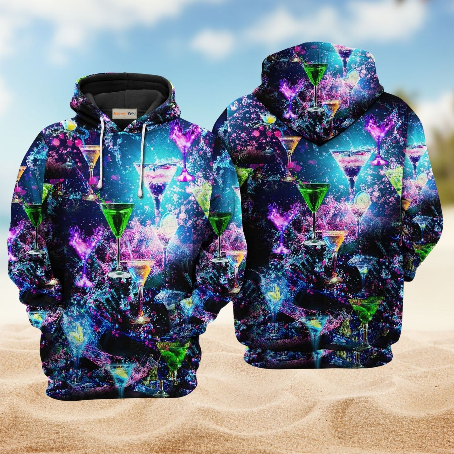 Always Time For A Cocktail - 3D Hoodie