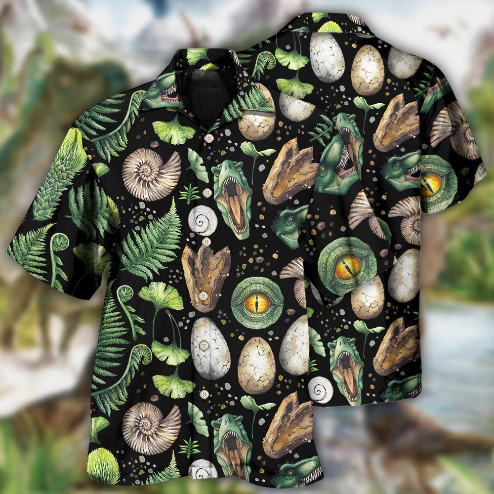 Amazing Dinosaur Artistic Pattern – Hawaiian Shirt